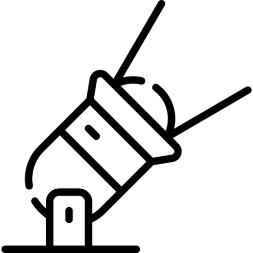 Icône projecteur lumière
